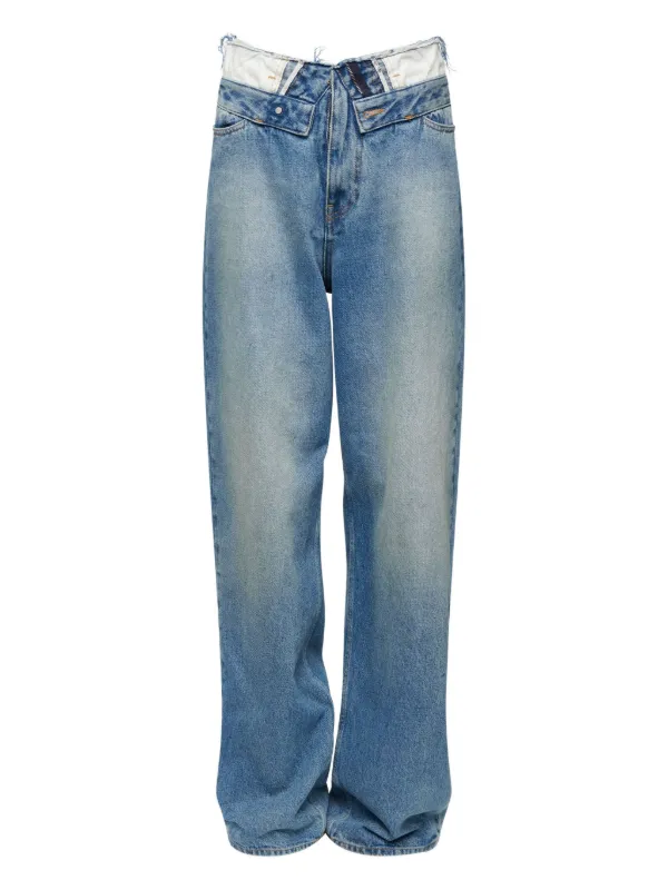 MM6 Maison Margiela ファイブポケット パンツ | ブルー | FARFETCH JP