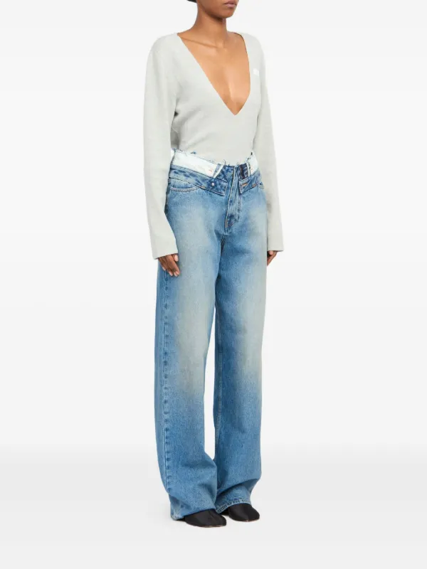 MM6 Maison Margiela ファイブポケット パンツ | ブルー | FARFETCH JP