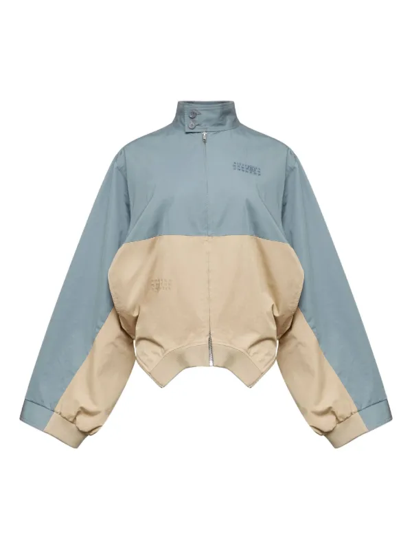 MM6 Maison Margiela カラーブロック ジャケット | ブルー | FARFETCH JP