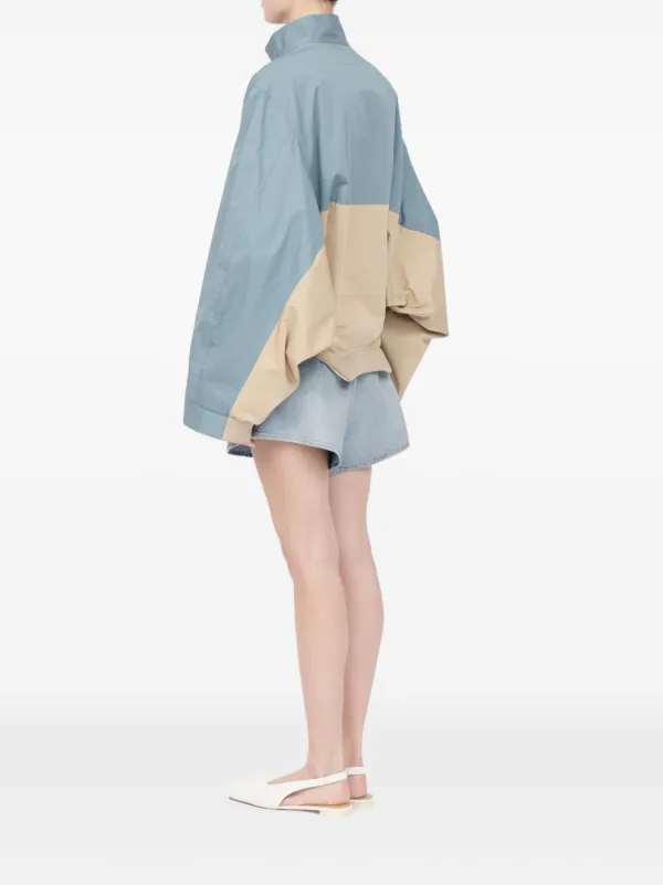 Maison Margiela カラーブロック トラックジャケット MM6 Maison Margiela カラーブロック ジャケット | ブルー | FARFETCH JP