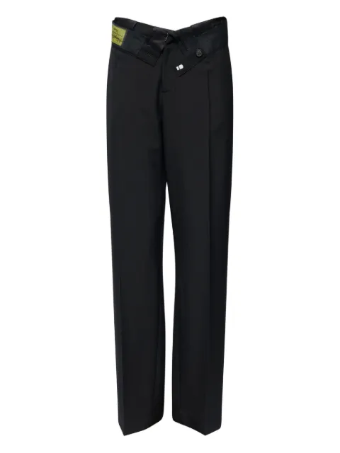 MM6 Maison Margiela cross-over tailored trousers