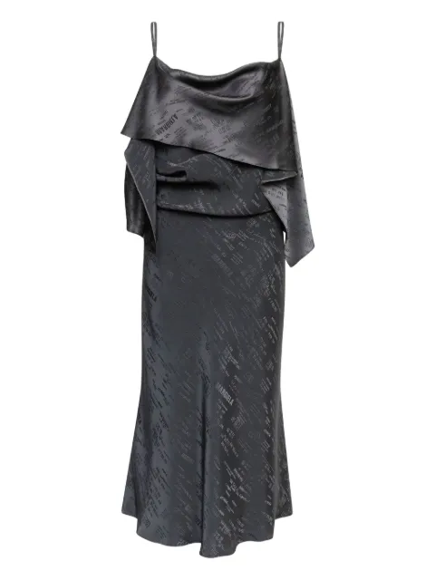 MM6 Maison Margiela ruffled strap midi dress