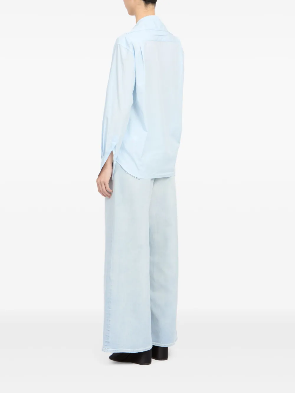 MM6 Maison Margiela Blouse met lange mouwen Blauw