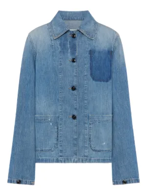 Prada ロゴプレート デニムシャツ 通販 - FARFETCH