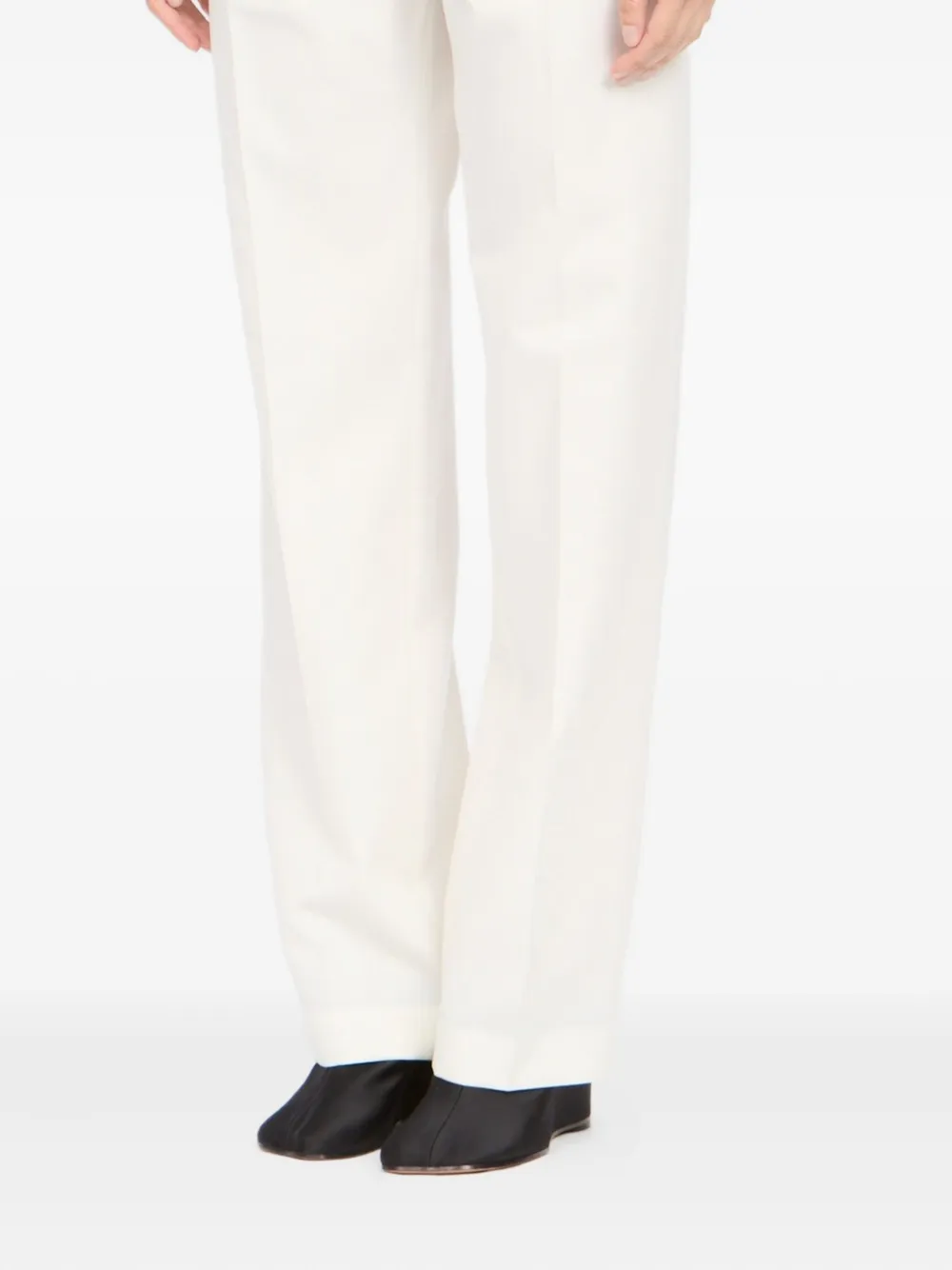 Mm6 Maison Margiela Pocket Long-sleeved Shirt In White