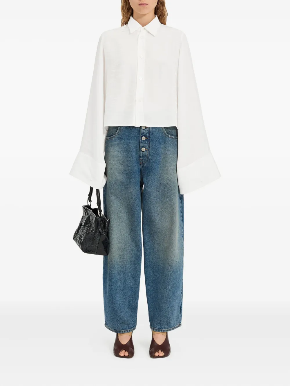 MM6 Maison Margiela Blouse met lange mouwen - Wit