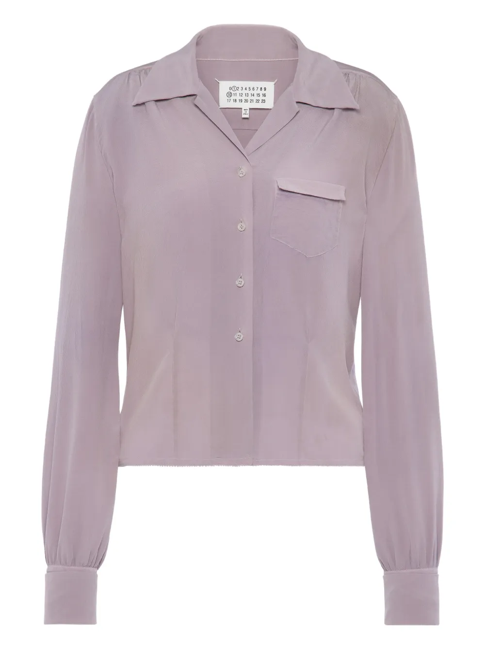 Maison Margiela long-sleeve pocket shirt - Pink