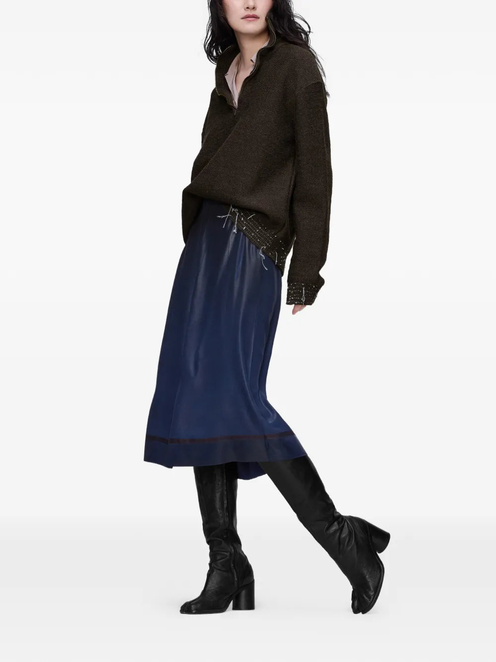 Maison Margiela T-shirt met lange mouwen - Roze