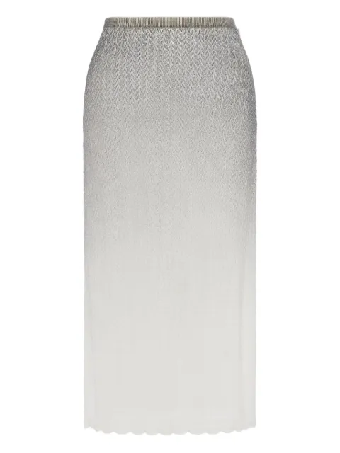 Maison Margiela ombré-effect midi skirt