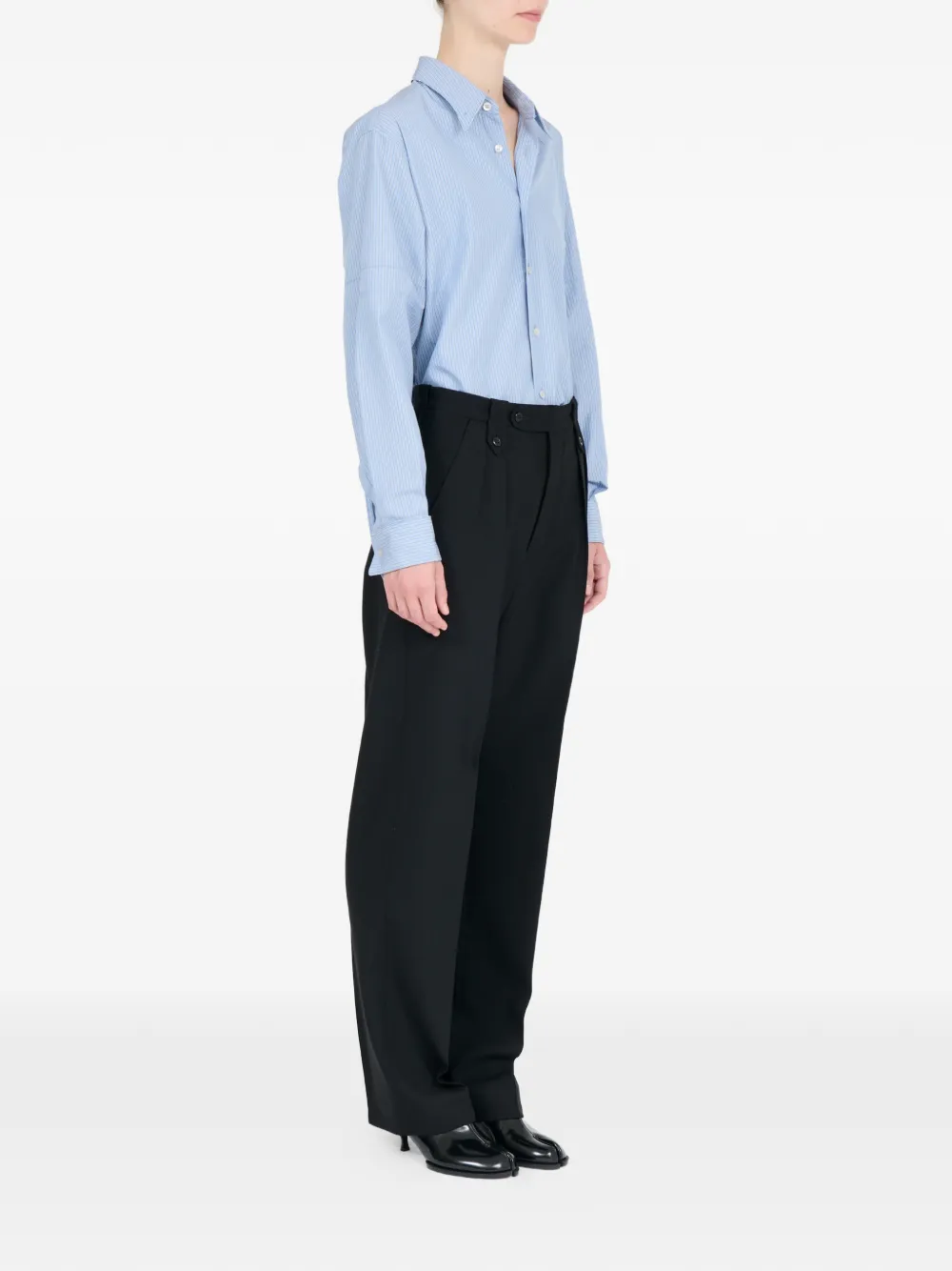 Maison Margiela Broek met knopen Zwart
