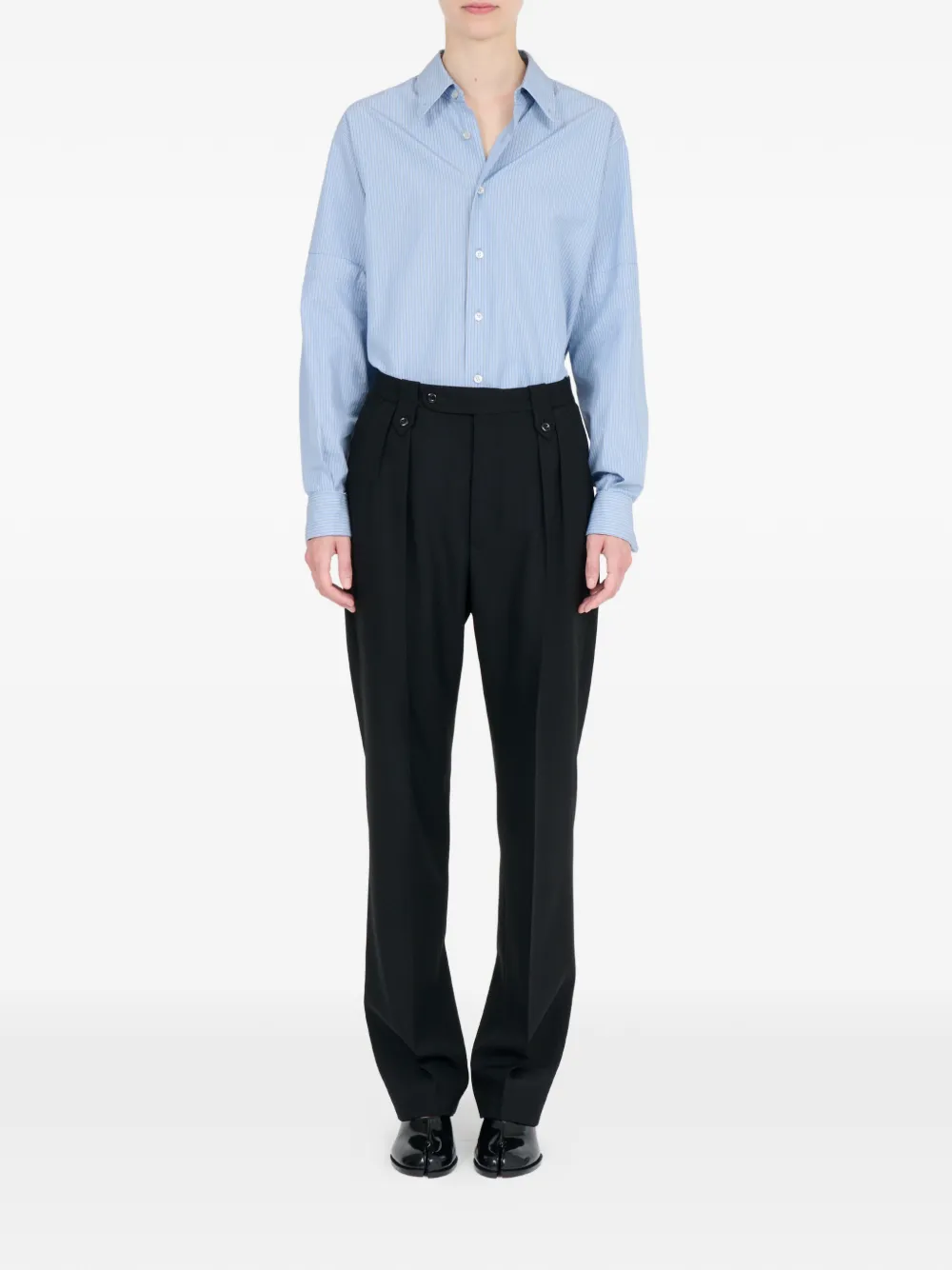 Maison Margiela Broek met knopen Zwart