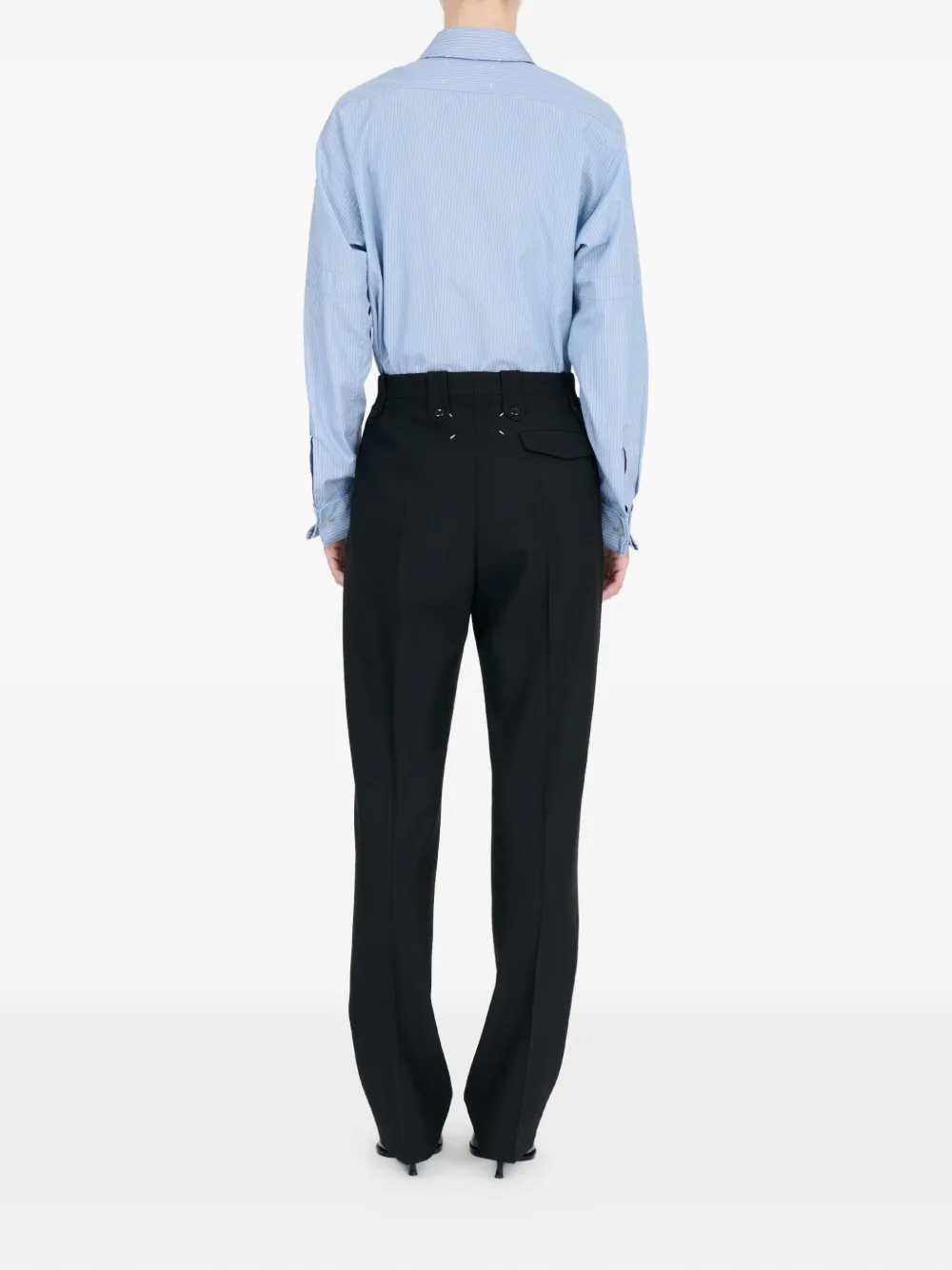 Maison Margiela Broek met knopen Zwart