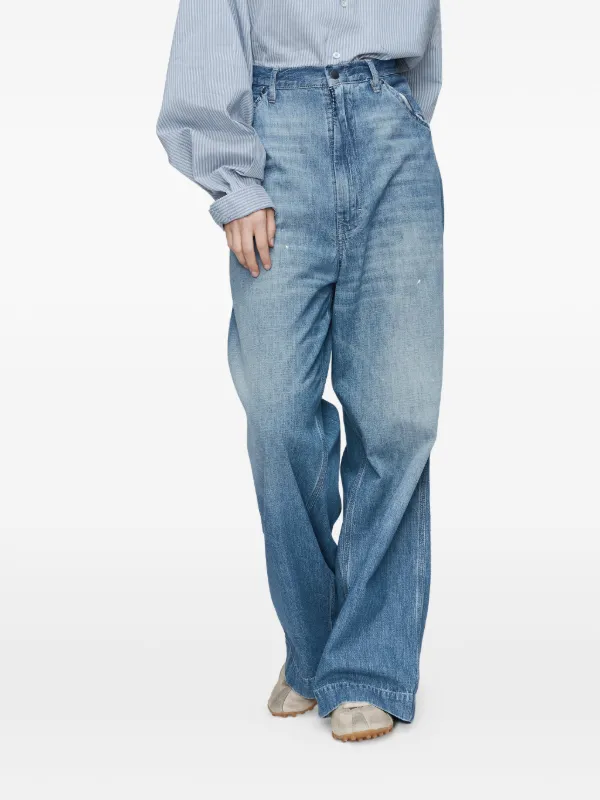 Maison Margiela wide-leg Jeans | Blue | FARFETCH
