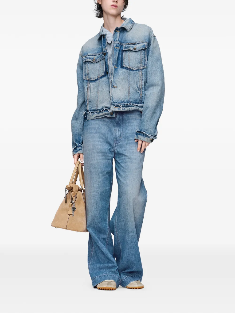  Maison Margiela Patchwork-detail Jeans - Blue 