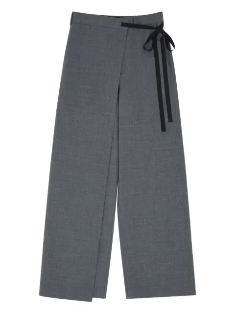 MM6 Maison Margiela tie-detail tailored trousers