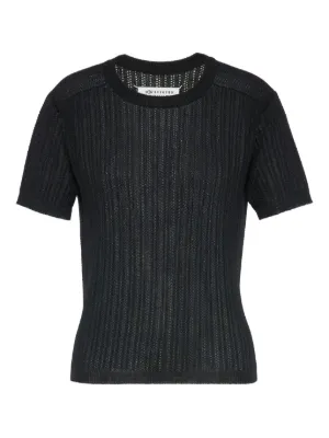 Valentino Garavani レースリブトップ | ブラック | FARFETCH JP