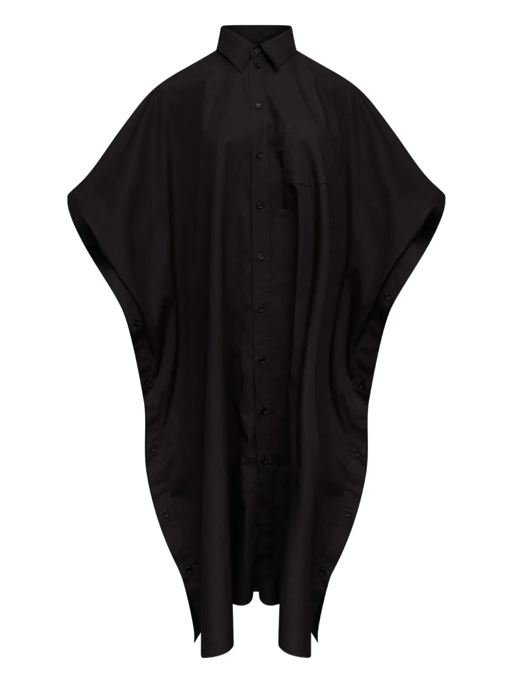 MM6 Maison Margiela button midi dress - Black