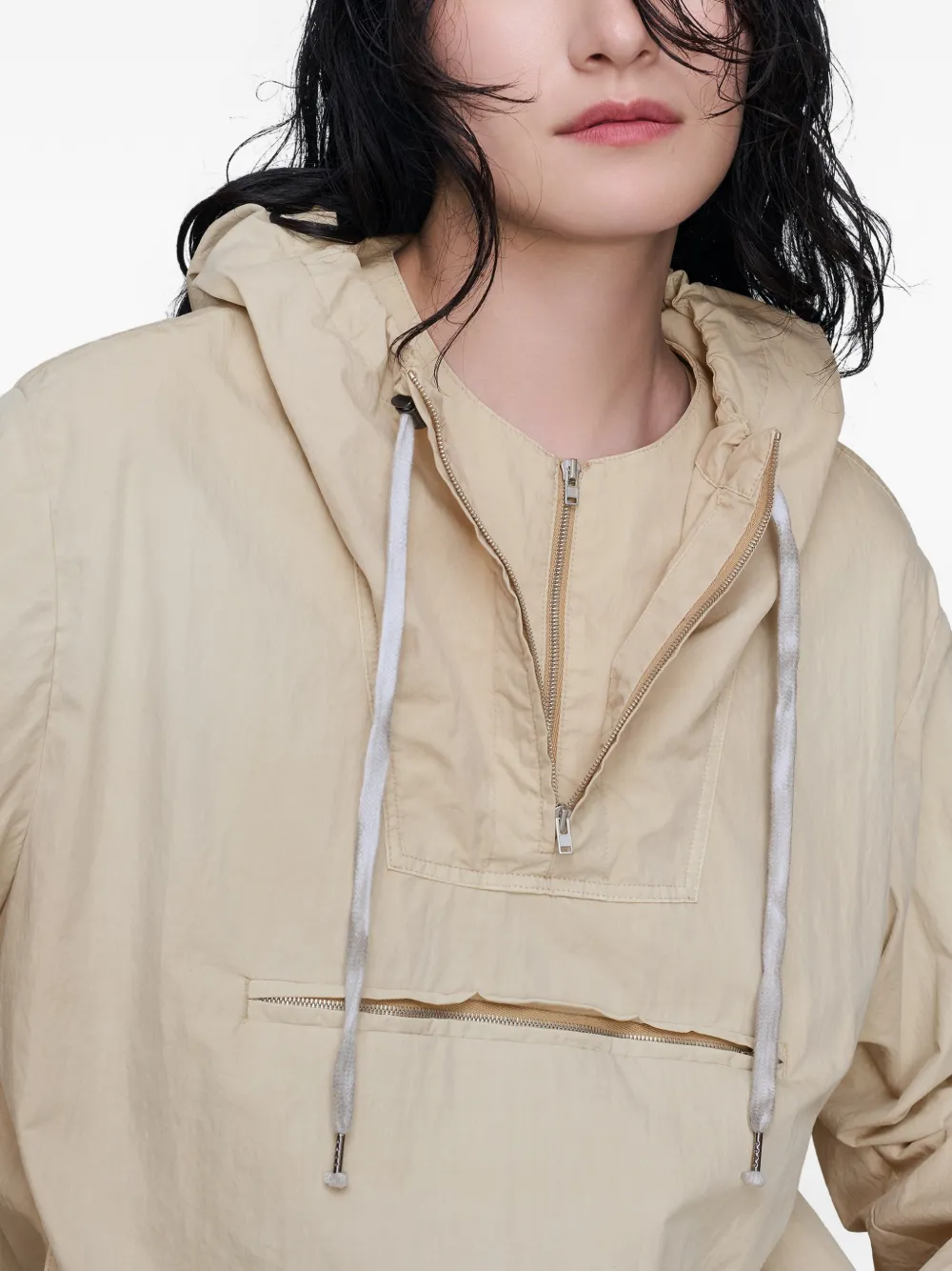 Maison Margiela Hoodie met trekkoord Beige