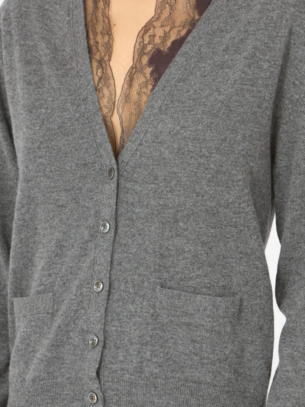 Maison Margiela Vest met V-hals Grijs