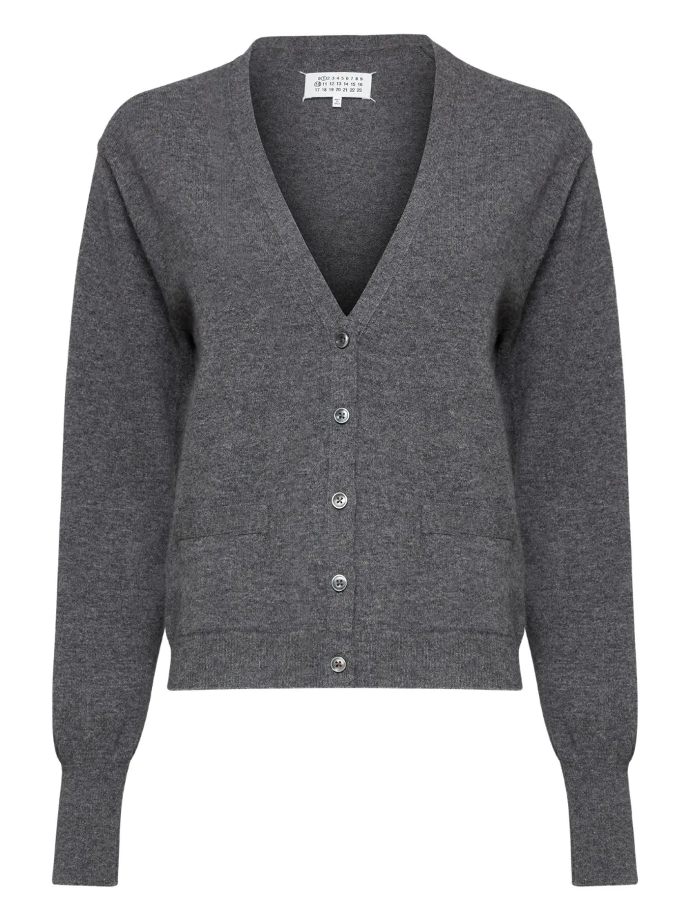 Maison Margiela V-neck cardigan - Grey
