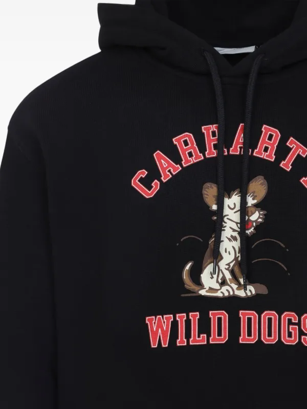 Carhartt WIP graphic-print Hoodie | Black | FARFETCH BH