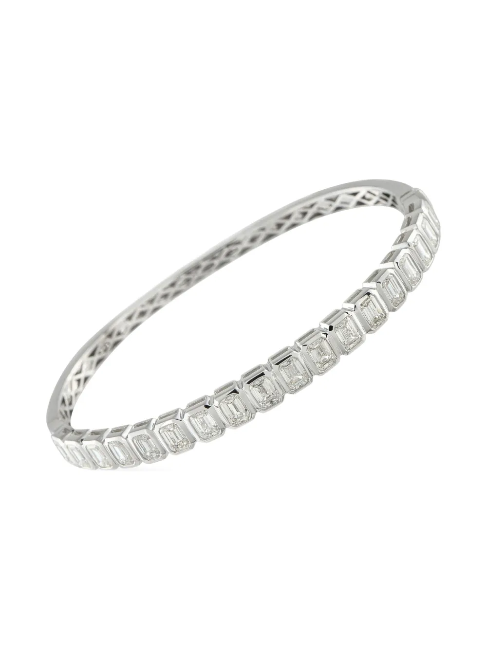LB Exclusive 18K white gold diamond tennis bracelet - Argento