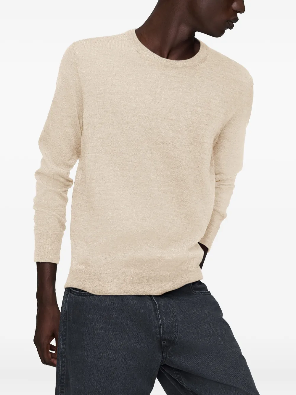 Maison Margiela Vest met ronde hals Beige