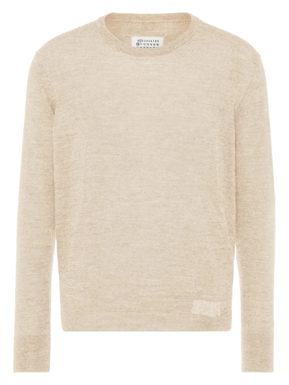 Maison Margiela crewneck cardigan - ニュートラル