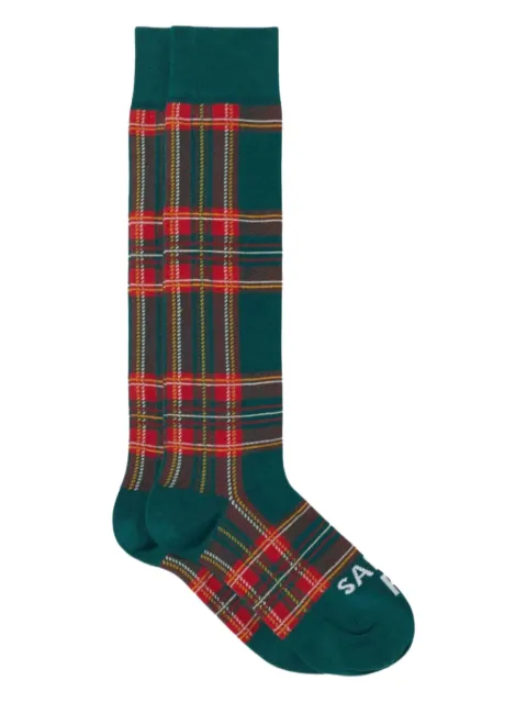 MC2 Saint Barth Sox tartan logo socks