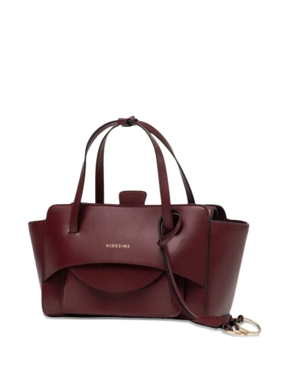 HIDESINS leather shoulder bag - Rood