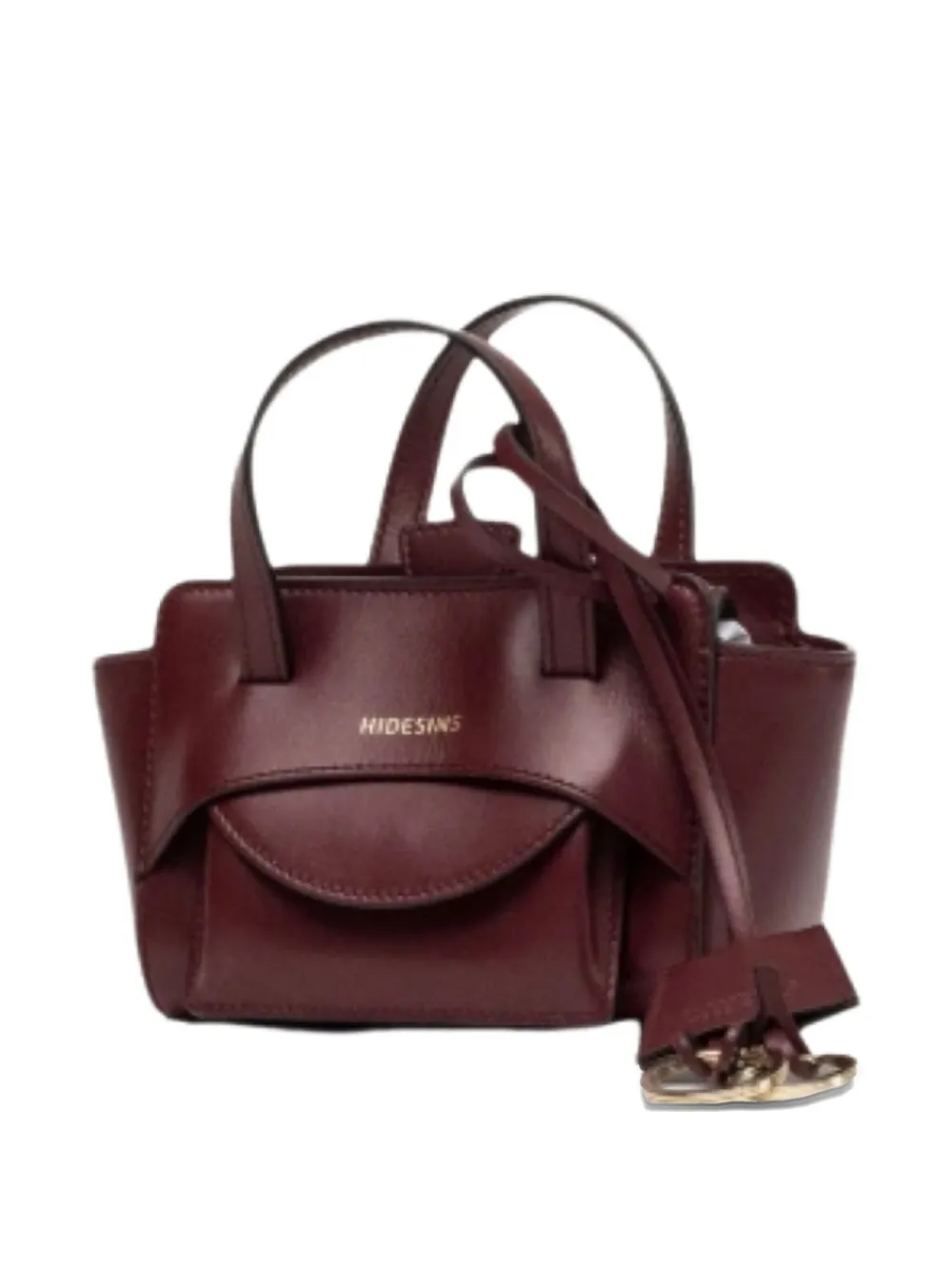 HIDESINS logo-print shoulder bag - Rood