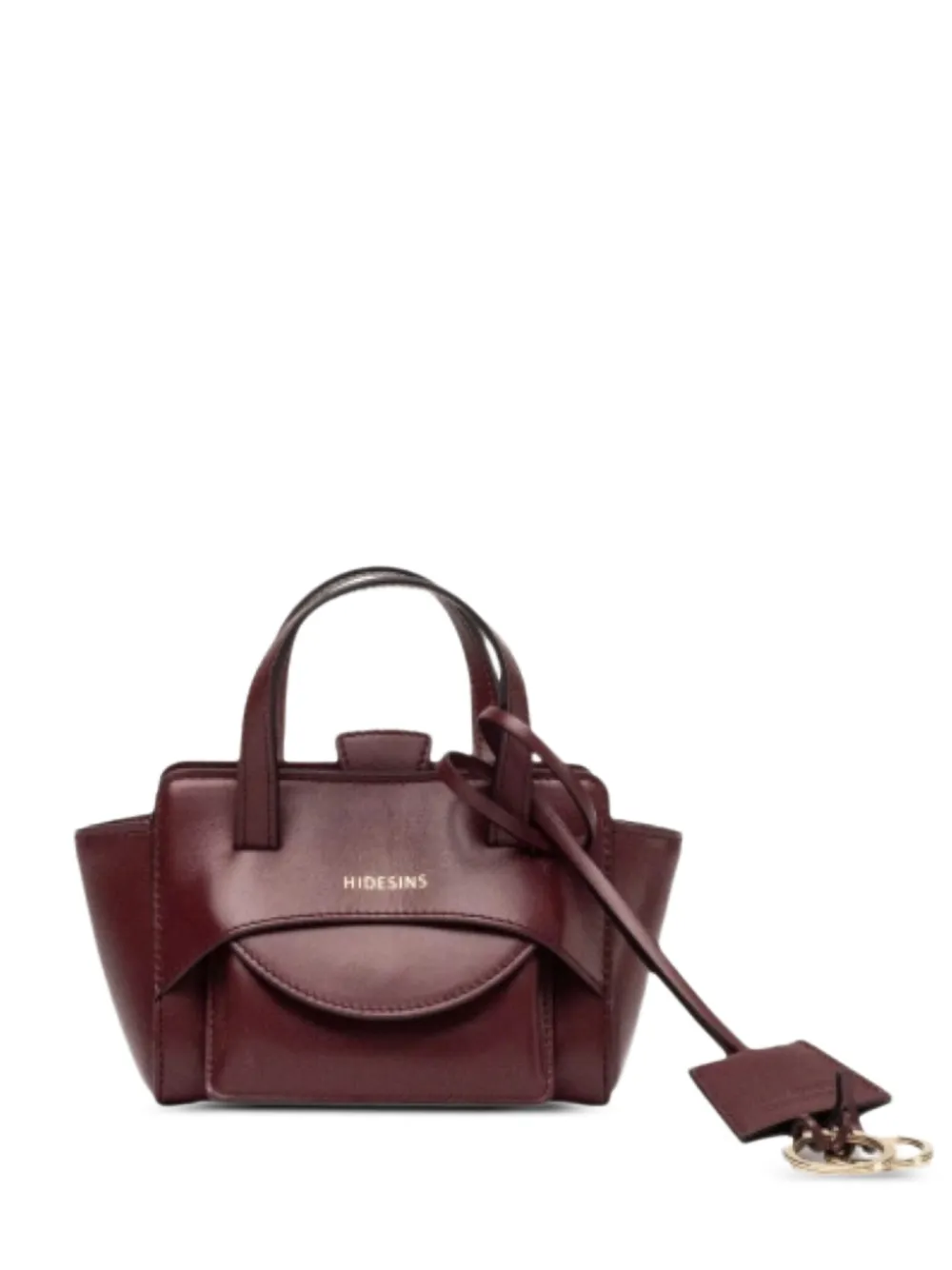 HIDESINS logo-print shoulder bag - Rosso