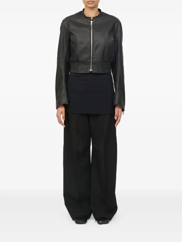 MM6 Maison Margiela zip-fastening Jacket | Black | FARFETCH SG