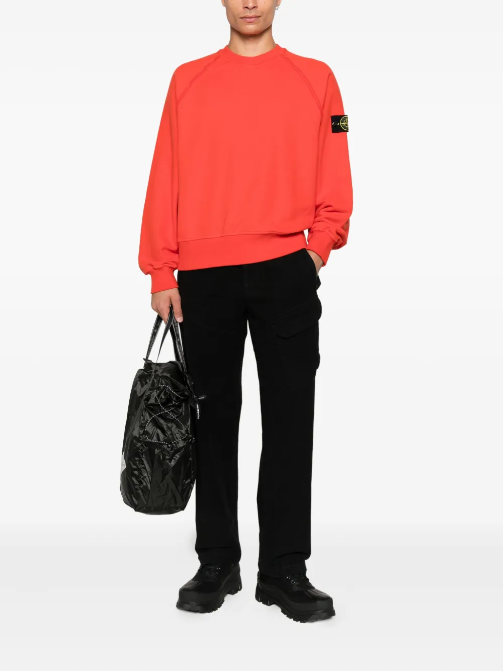 Stone Island Sweater met raglan mouwen - Rood