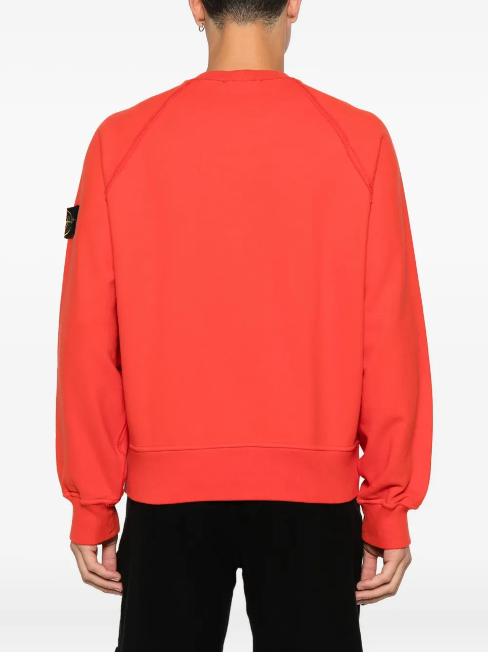 Stone Island Sweater met raglan mouwen Rood