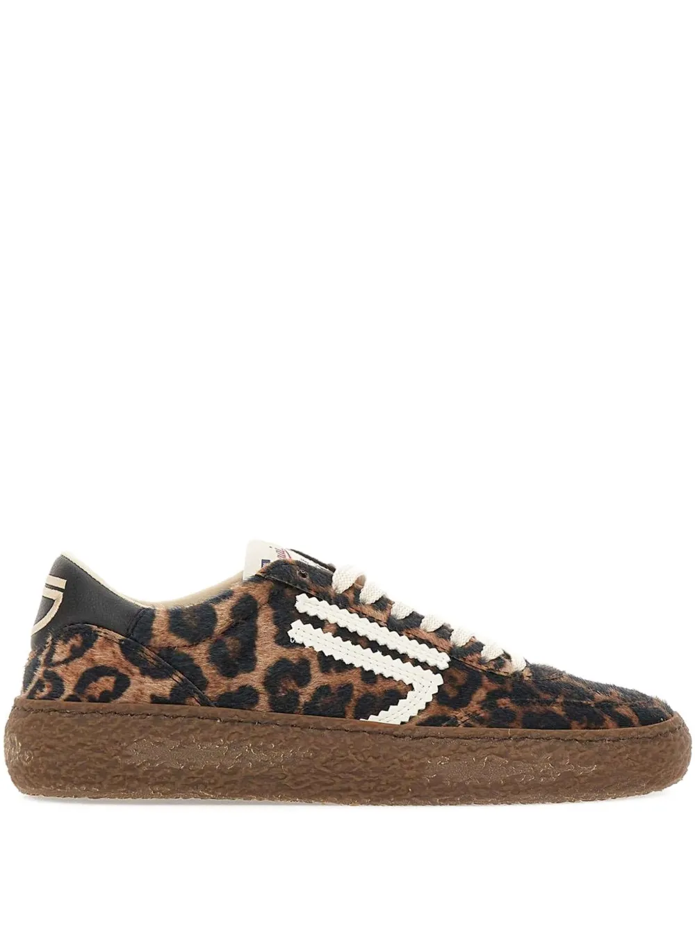 Puraai Sneakers met dierenprint Bruin