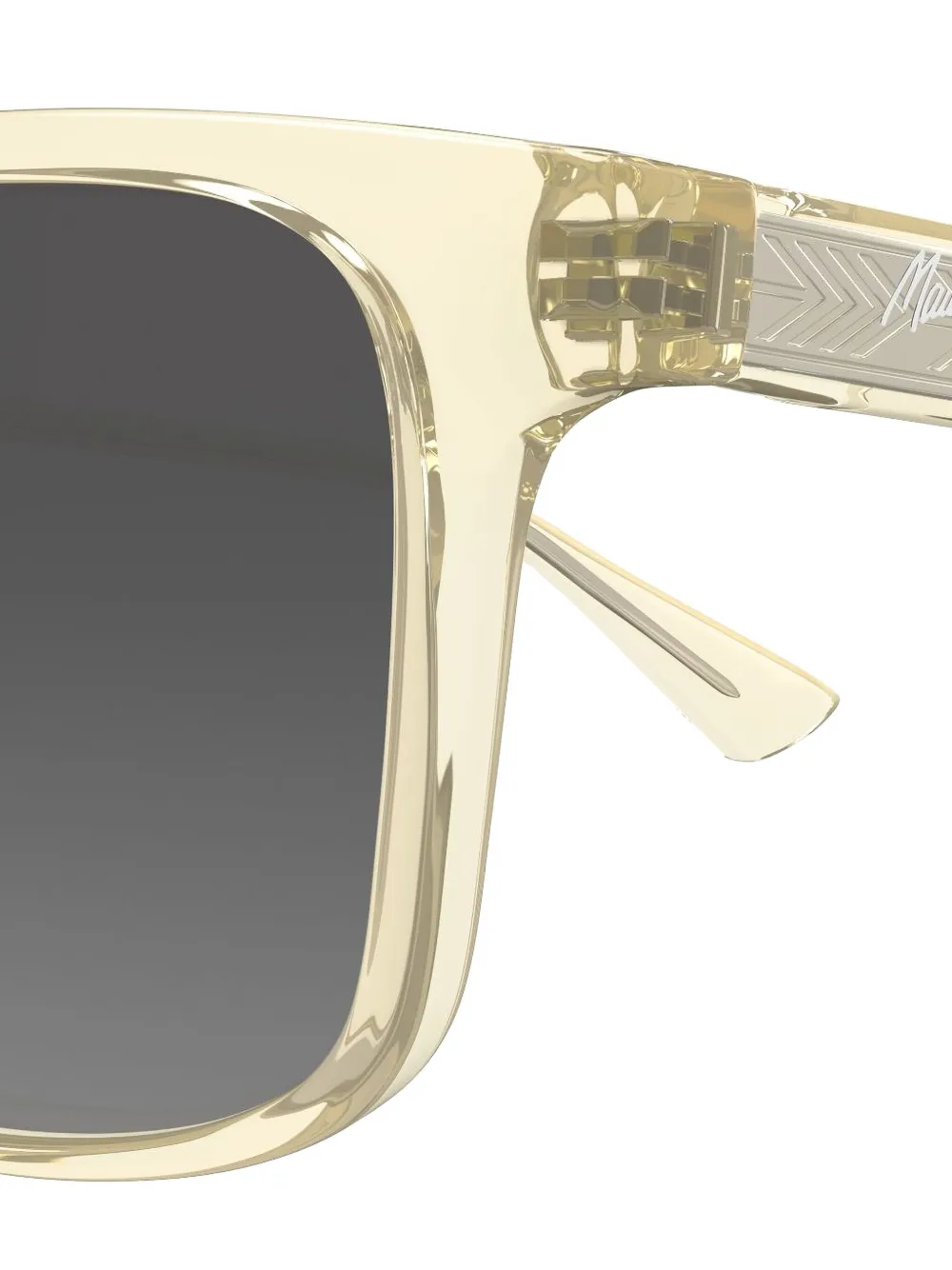 Maui Jim Square Frame Sunglasses In Blue