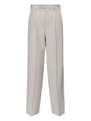 Homme Plissé Issey Miyake Basic プリーツ テーパードパンツ | グレー