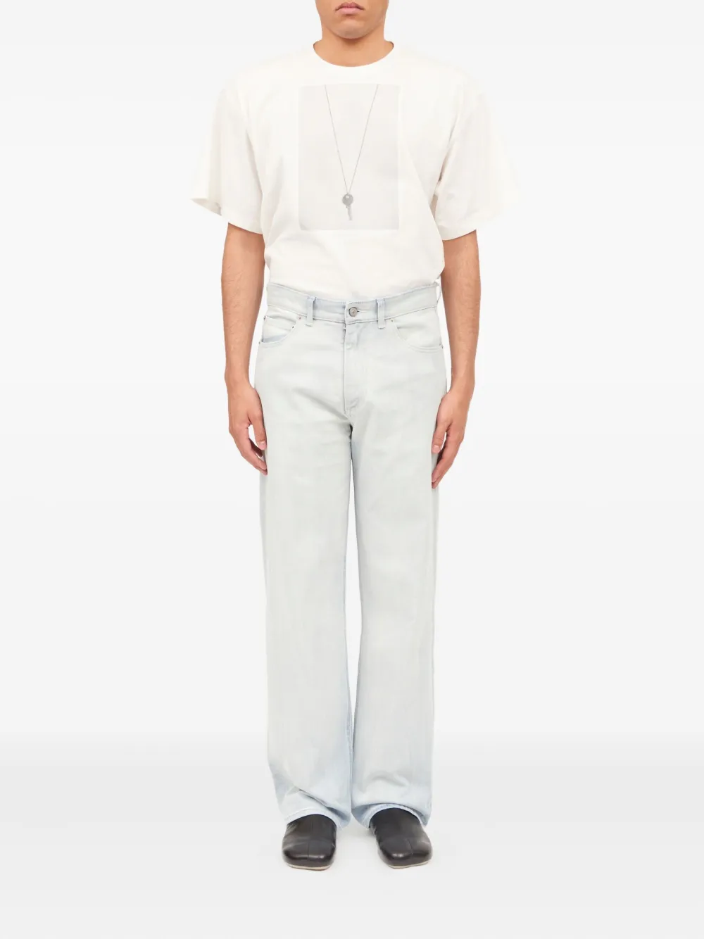 MM6 Maison Margiela Jeans met vijf zakken - Blauw