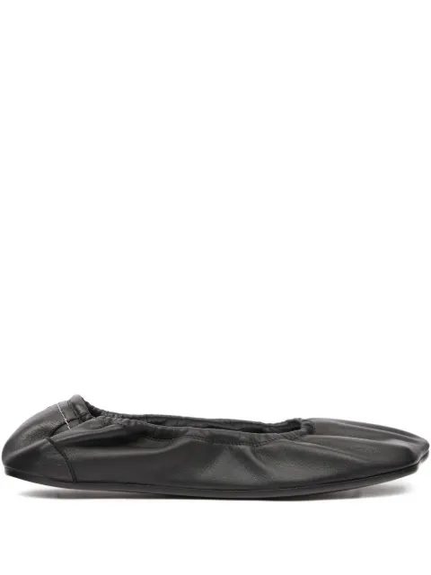 MM6 Maison Margiela gathered ballet flats