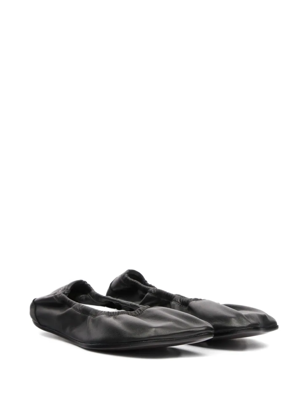 MM6 Maison Margiela Gesmockte ballerina's - Zwart