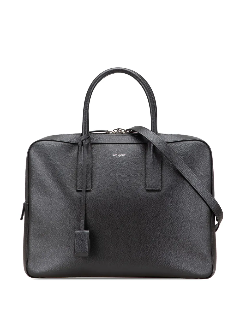Saint Laurent Pre-Owned 2015 Medium Grain De Poudre Museum Briefcase business bag | Black | Image 1