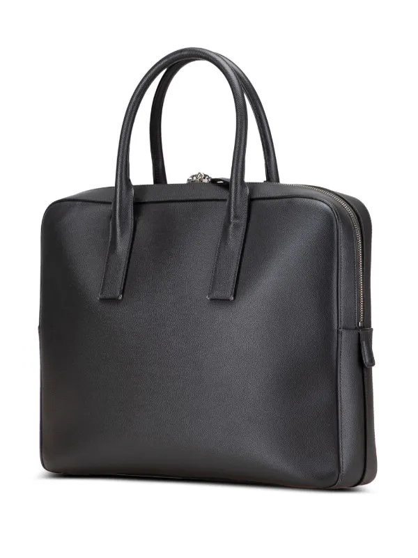 Saint Laurent Pre-Owned 2015 Medium Grain De Poudre Museum Briefcase  Business Bag Black FARFETCH IN