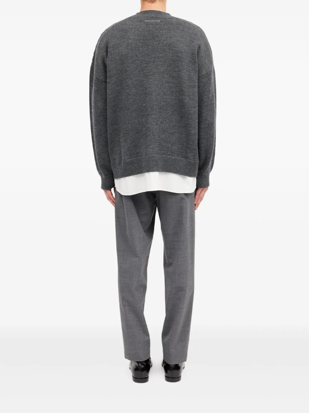 MM6 Maison Margiela Vest met V-hals Grijs