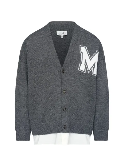 MM6 Maison Margiela two-in-one knit cardigan