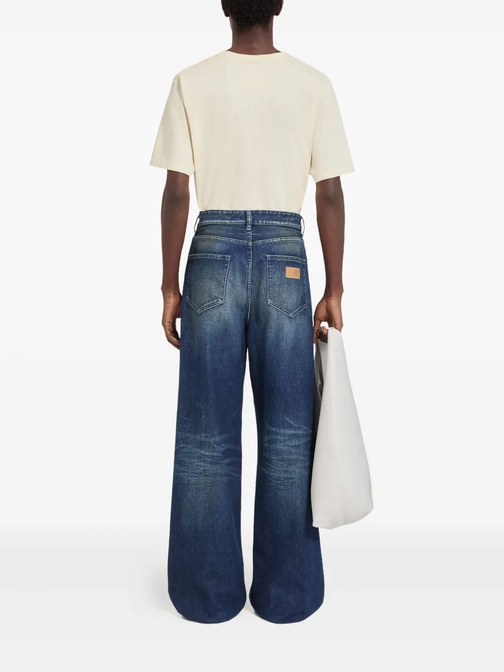 MM6 Maison Margiela Broek met vijf zakken Blauw