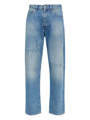 MM6 Maison Margiela カットオフエッジ ジーンズ | ブルー | FARFETCH JP