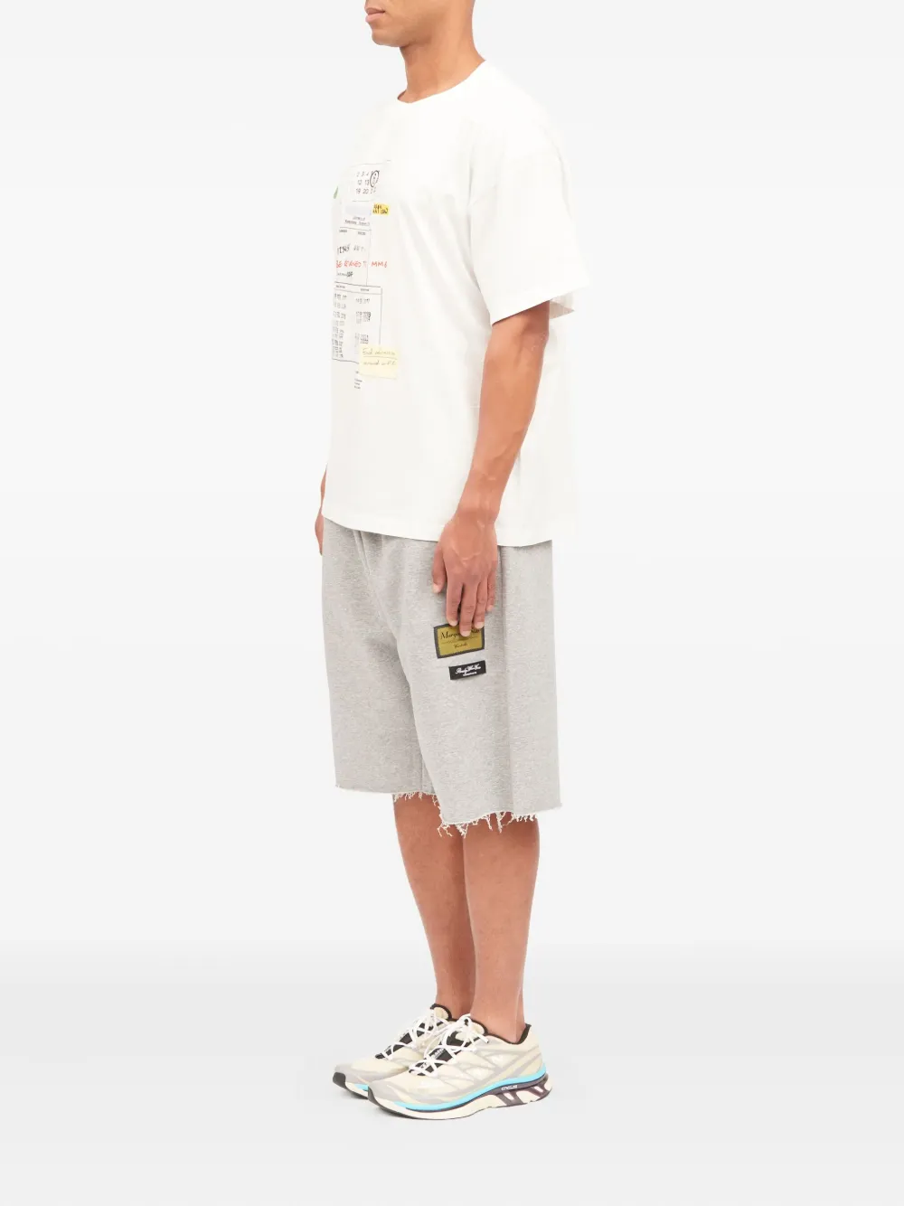 MM6 Maison Margiela T-shirt met ronde hals Wit