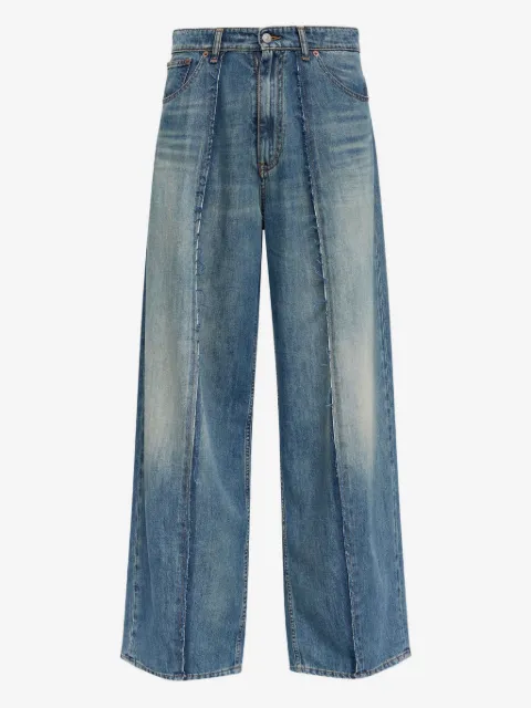 MM6 Maison Margiela Calça jeans wide leg