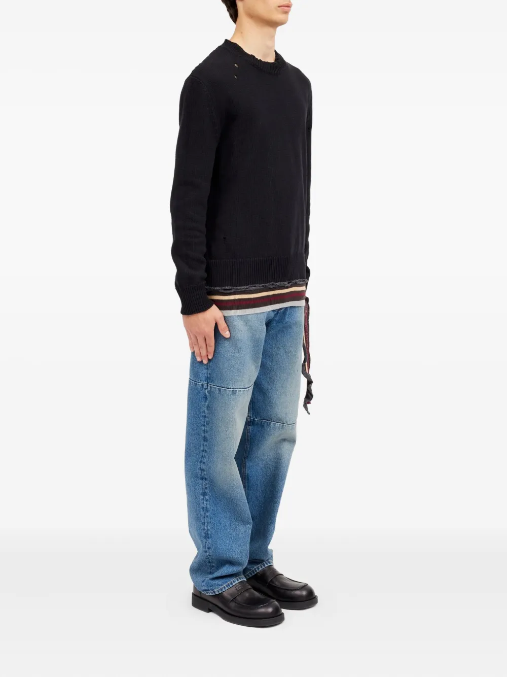 MM6 Maison Margiela Trui met ronde hals Zwart